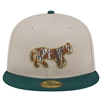 New Era Hunter Green Detroit Tigers Lifestyle Tree Bark Fill 59FIFTY Fitted Hat