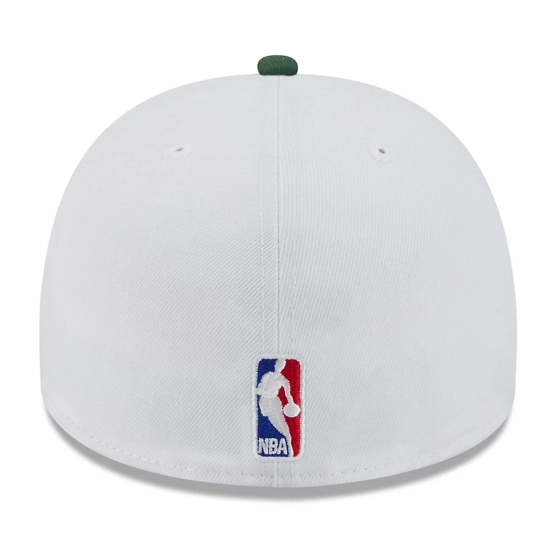 New Era Hunter Green Milwaukee Bucks 2025 NBA Draft A-Frame 59FIFTY Fitted Hat