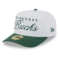 New Era Hunter Green Milwaukee Bucks 2025 NBA Draft A-Frame 59FIFTY Fitted Hat