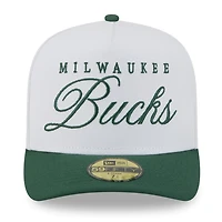 New Era Hunter Green Milwaukee Bucks 2025 NBA Draft A-Frame 59FIFTY Fitted Hat