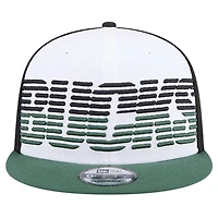 New Era Hunter Green Milwaukee Bucks Throwback Gradient Tech Font 9FIFTY Snapback Hat