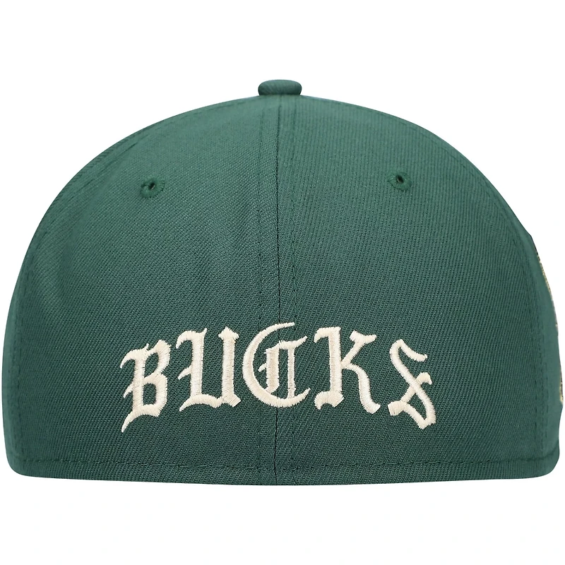 New Era Hunter Milwaukee Bucks 2021 NBA Finals Champions Icon 59FIFTY Fitted Hat