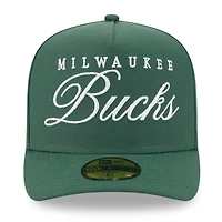 New Era Hunter Milwaukee Bucks 2025 NBA Draft A-Frame 59FIFTY Fitted Hat