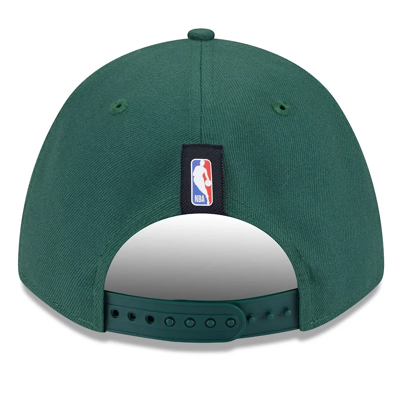 New Era Hunter Milwaukee Bucks 2025 NBA Draft M-Crown A-Frame 9FORTY Adjustable Hat