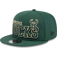 New Era Hunter Milwaukee Bucks Gameday 9FIFTY Snapback Hat