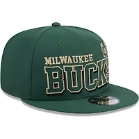 New Era Hunter Milwaukee Bucks Gameday 9FIFTY Snapback Hat