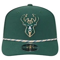 New Era Hunter Milwaukee Bucks Rope 9SEVENTY Adjustable Hat