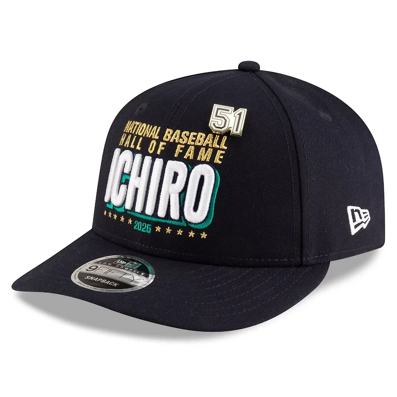New Era Ichiro Suzuki Seattle Mariners 2025 Baseball Hall of Fame Low Profile 9FIFTY Snapback Hat