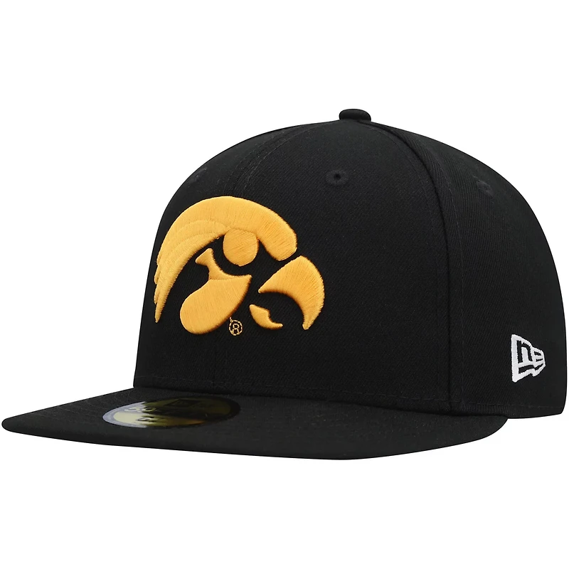 New Era Iowa Hawkeyes Patch 59FIFTY Fitted Hat