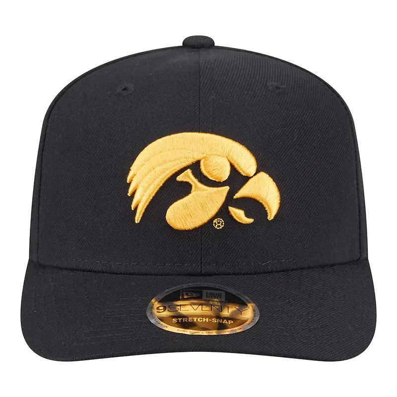 New Era Iowa Hawkeyes Team Collective 9SEVENTY Stretch-Snap Adjustable Hat