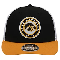 New Era Iowa Hawkeyes Throwback Circle Patch 9FIFTY Trucker Snapback Hat