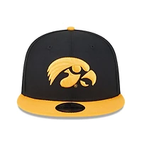 New Era Iowa Hawkeyes Two-Tone 9FIFTY Snapback Hat