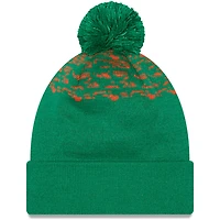 New Era Ireland National Team Marl Cuffed Knit Hat with Pom