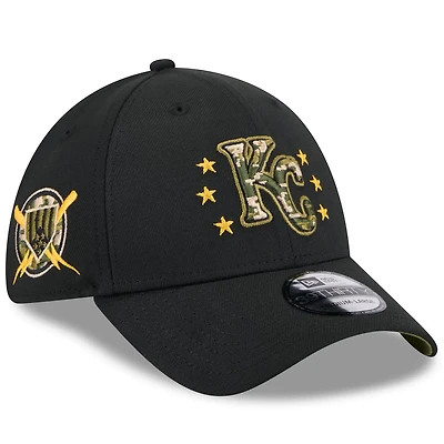 New Era Kansas City Royals 2024 Armed Forces Day 39THIRTY Flex Hat