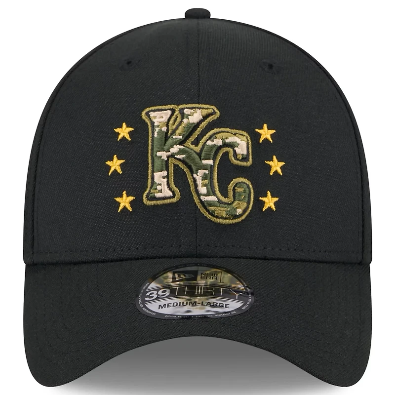 New Era Kansas City Royals 2024 Armed Forces Day 39THIRTY Flex Hat