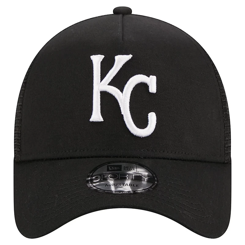 New Era Kansas City Royals A-Frame 9FORTY Trucker Adjustable Hat