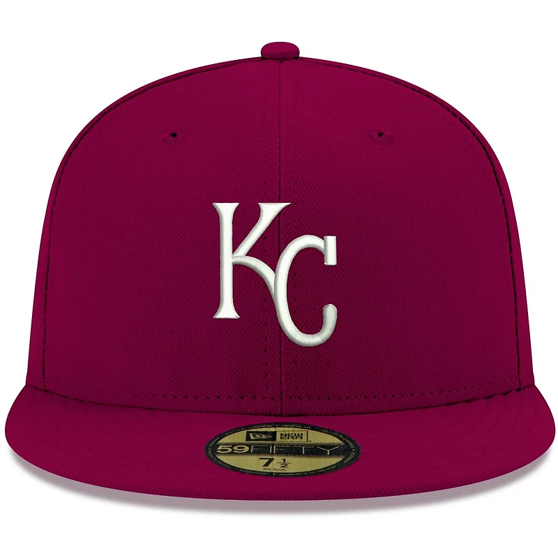 New Era Kansas City Royals White Logo 59FIFTY Fitted Hat