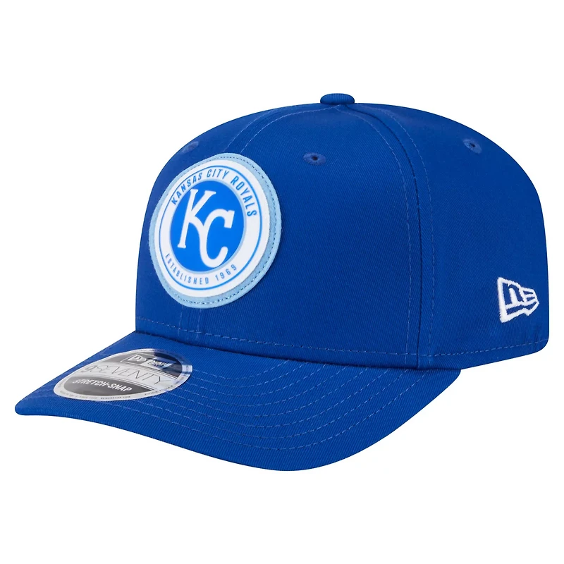 New Era Kansas City s Circle Patch 9SEVENTY Stretch-Snap Hat