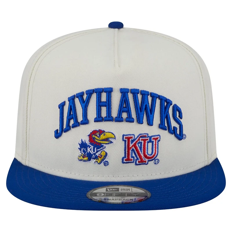 New Era Kansas Jayhawks Collegiate 9FIFTY A-Frame Snapback Hat