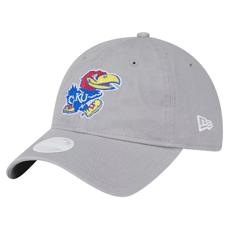 New Era Kansas Jayhawks Logo 9TWENTY Adjustable Hat