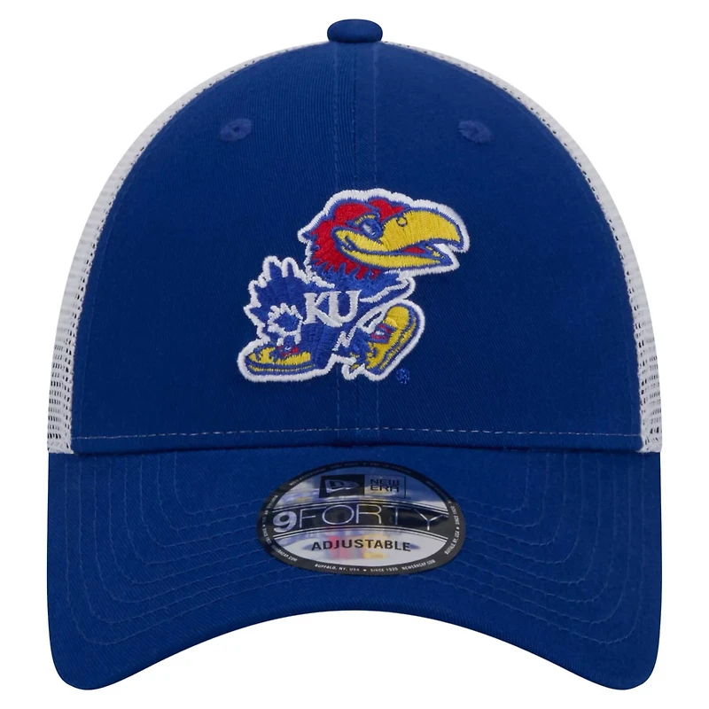 New Era Kansas Jayhawks Trucker 9FORTY Adjustable Hat