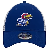 New Era Kansas Jayhawks Trucker 9FORTY Adjustable Hat