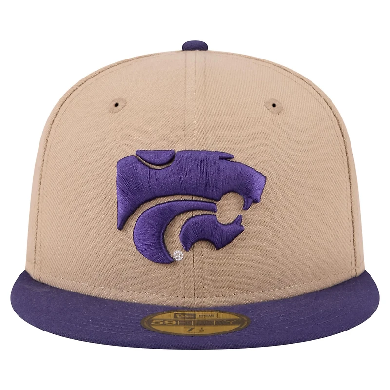 New Era Kansas State Wildcats Two-Tone 59FIFTY Fitted Hat
