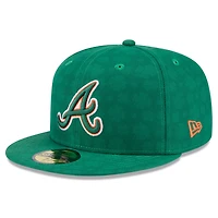 New Era Kelly Atlanta Braves St Patrick's Day 59FIFTY Fitted Hat