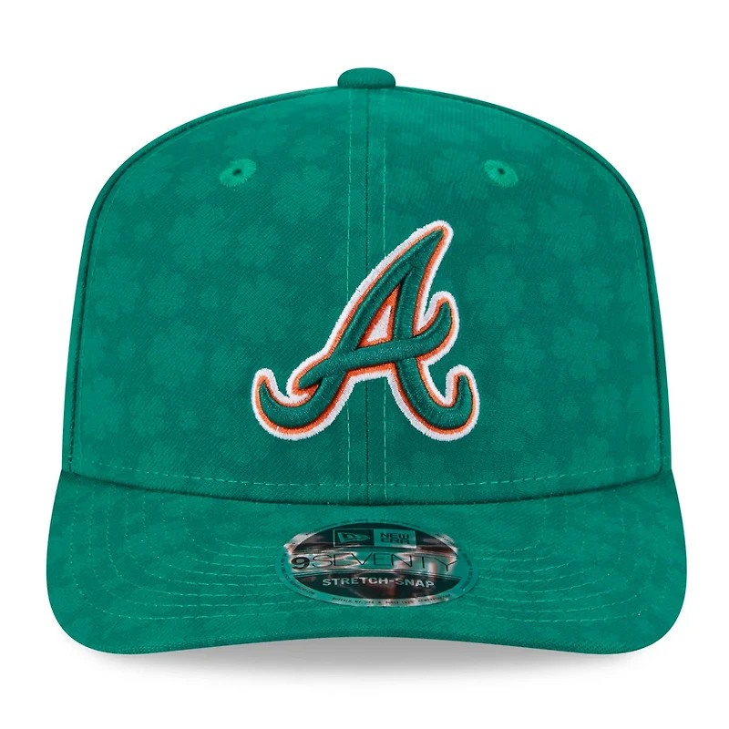 New Era Kelly Atlanta Braves St Patrick's Day 9SEVENTY Adjustable Hat