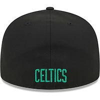 New Era Kelly /Black Boston Celtics Gameday Wordmark 59FIFTY Fitted Hat