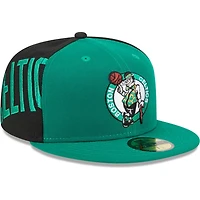 New Era Kelly /Black Boston Celtics Gameday Wordmark 59FIFTY Fitted Hat