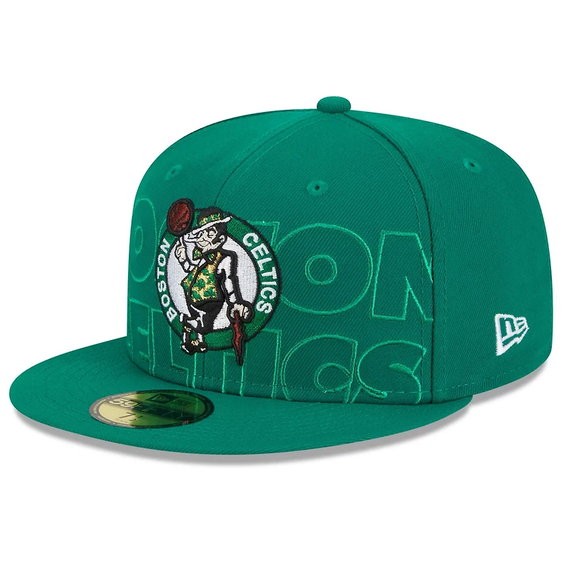 New Era Kelly Boston Celtics 2023 NBA Draft 59FIFTY Fitted Hat