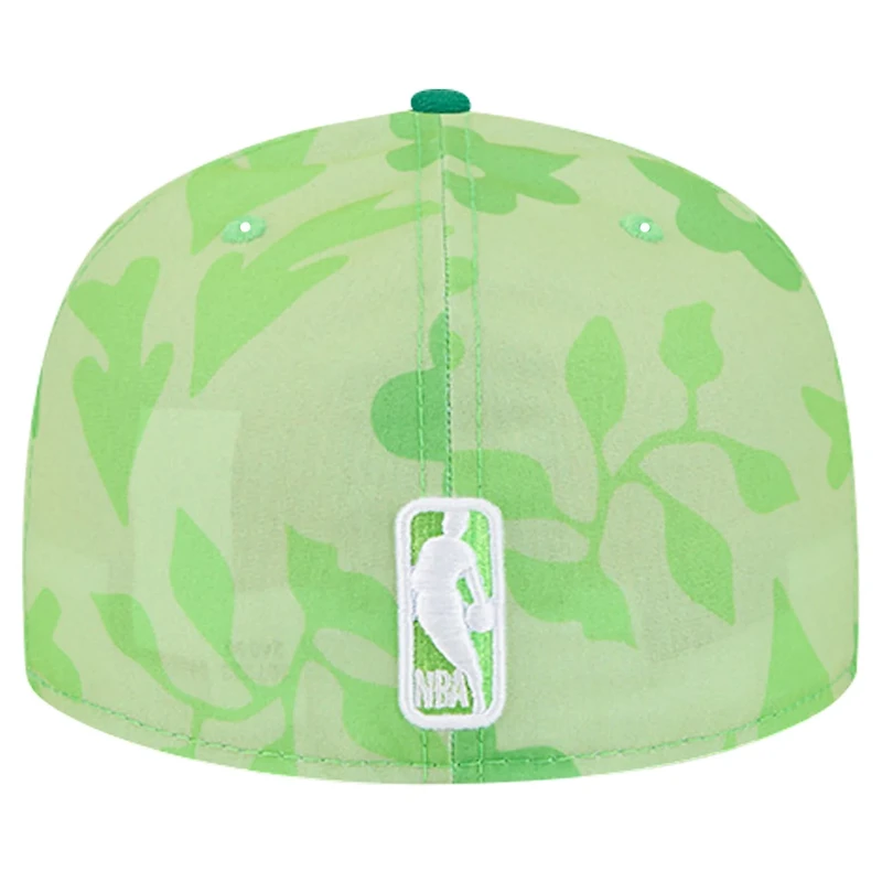 New Era Kelly Boston Celtics Palm Fronds 2-Tone 59FIFTY Fitted Hat