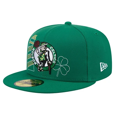 New Era Kelly Boston Celtics State Stitch 59FIFTY Fitted Hat
