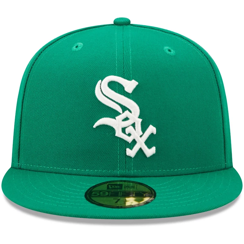 New Era Kelly Chicago White Sox White Logo 59FIFTY Fitted Hat