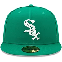 New Era Kelly Chicago White Sox White Logo 59FIFTY Fitted Hat
