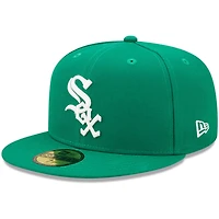 New Era Kelly Chicago White Sox White Logo 59FIFTY Fitted Hat