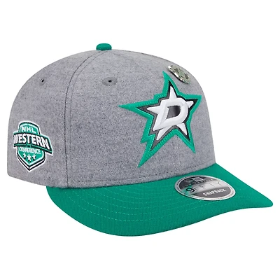 New Era Kelly Dallas Stars Wool Pin Low Profile 9FIFTY Snapback Hat
