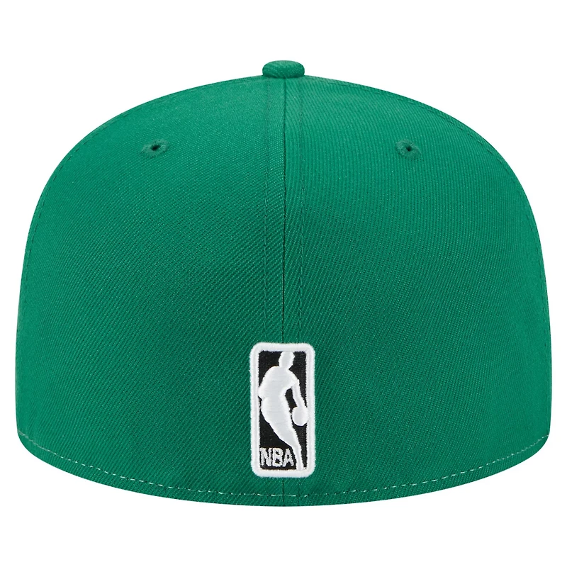 New Era Kelly Green Boston Celtics Repeat 59Fifty Fitted Hat