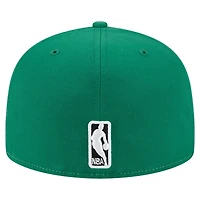 New Era Kelly Green Boston Celtics Repeat 59Fifty Fitted Hat