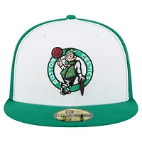 New Era Kelly Green Boston Celtics Repeat 59Fifty Fitted Hat