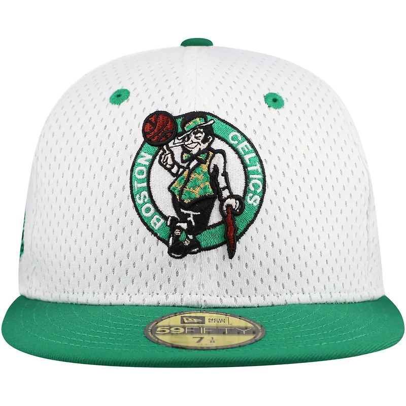 New Era /Kelly Green Boston Celtics Throwback 2Tone 59FIFTY Fitted Hat
