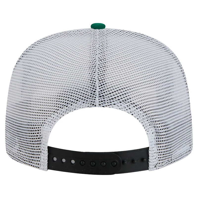 New Era Kelly Green Boston Celtics Throwback Dye Golfer Snapback Hat