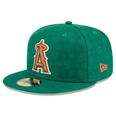 New Era Kelly Los Angeles Angels St Patrick's Day 59FIFTY Fitted Hat
