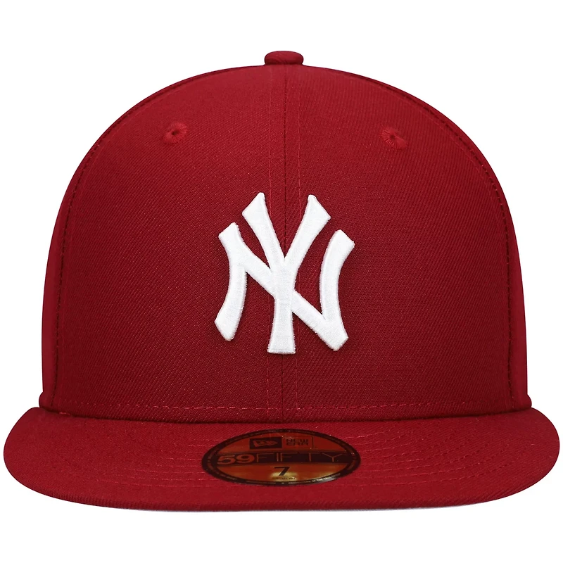 New Era Kelly New York Yankees White Logo 59FIFTY Fitted Hat