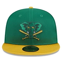 New Era Kelly Oakland Athletics 2024 Batting Practice 59FIFTY Fitted Hat