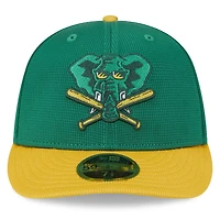 New Era Kelly Oakland Athletics 2024 Batting Practice Low Profile 59FIFTY Fitted Hat