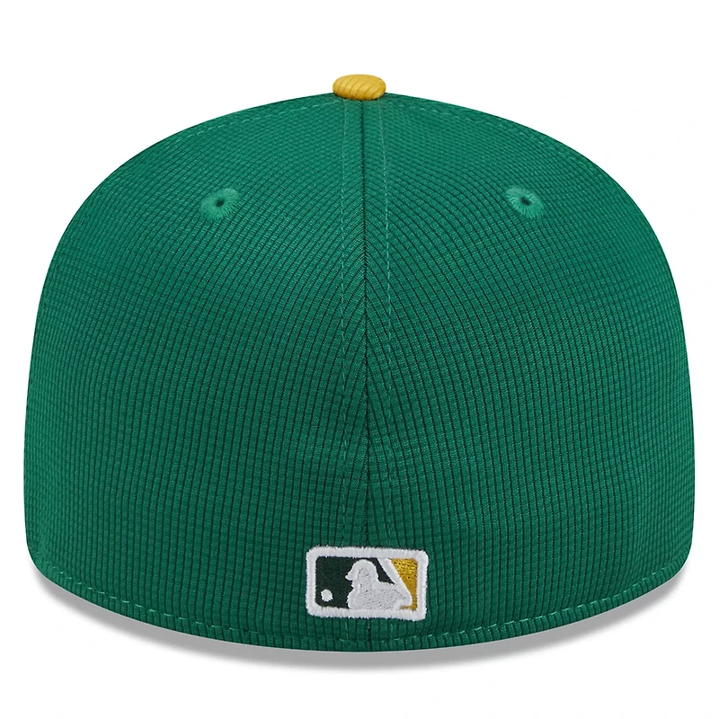 New Era Kelly Oakland Athletics 2024 Batting Practice Low Profile 59FIFTY Fitted Hat