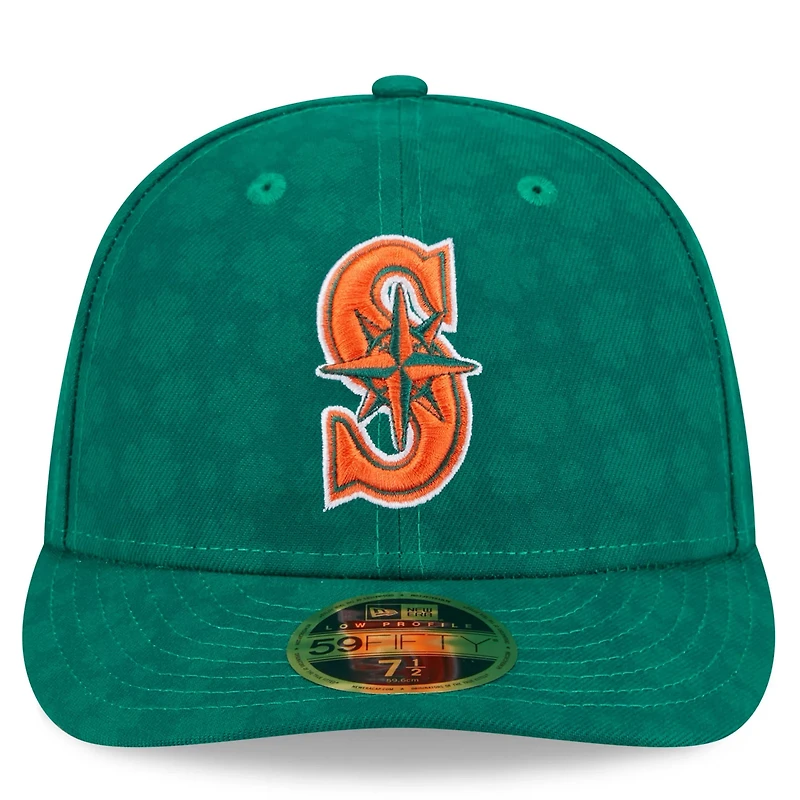 New Era Kelly Seattle Mariners St Patrick's Day Low Profile 59FIFTY Fitted Hat
