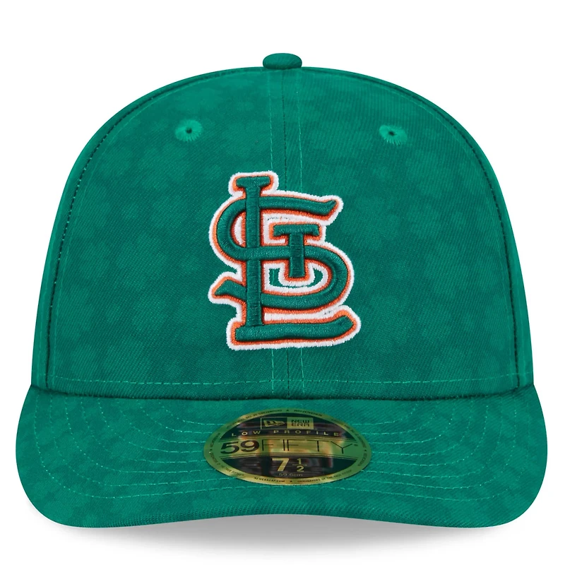 New Era Kelly St Louis Cardinals St Patrick's Day Low Profile 59FIFTY Fitted Hat